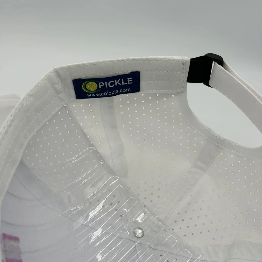 Pickle Hat Performance Charlotte Unisex OSFM White Polyester Sporty Pickleball